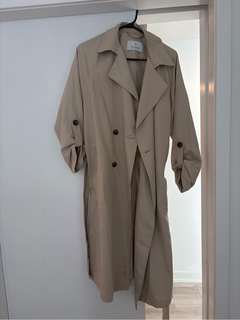 Lightweight Beige Trench Coat - Classic Women's Outerwear
